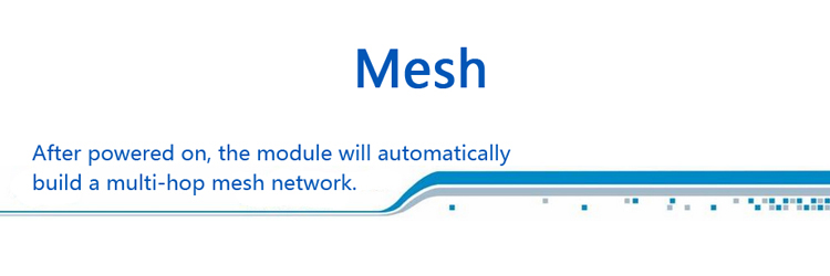 zigbee muti-hop ad-hoc module
