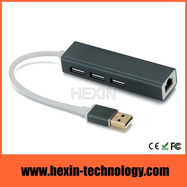 usb hub ethernet combo adapter