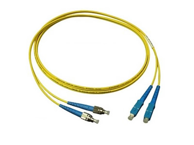 3m FC-SC Duplex Multimode Fiber Optic Cable