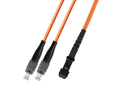 3m MTRJ-FC Duplex Multimode Fiber Optic Cable