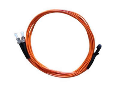 3m MTRJ-ST Duplex Multimode Fiber Optic Cable
