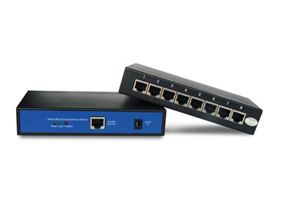 8-Port RS-232 to Ethernet Serial Device Server